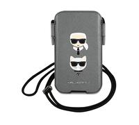 KARL LAGERFELD H0780 CUSTODIA A LIBRO per Universale Universel 6.1'', Grigio