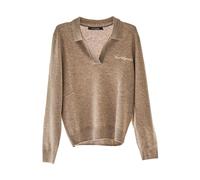 Karl Lagerfeld - Hotel Karl Kashmere Sweater - - Knitwear - Donna - Beige - L