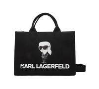 Karl Lagerfeld - Ikon Aquarelle Canvas Tote - - Bags - Donna - Nero - ONE SIZE