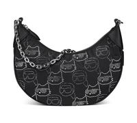 Karl Lagerfeld Ikon Borsa a tracolla 27 cm nero
