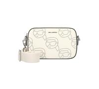 Karl Lagerfeld Ikon Borsa a tracolla Pelle 22 cm bianco