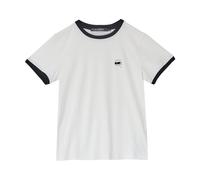 Karl Lagerfeld - Ikon Patch Slim T-shirt - - Tops - Donna - Bianco - XS