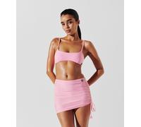 Karl Lagerfeld Ikon Stripe Mini Adjst Pareo White-pink Stripe Taglia: L | Minigonne Outlet | Donna | Bianco