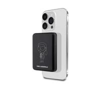 Karl Lagerfeld Ikonik MagSafe Powerbank induttivo 5W 3000mAh, nero