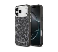 KARL LAGERFELD IML con motivo leopardo MagSafe 3666339506100 CUSTODIA PER SMARTPHONE per Apple Universale, Nero