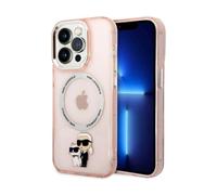 Karl Lagerfeld IML Karl & Choupette Custodia MagSafe, rosa - iPhone 14 Pro