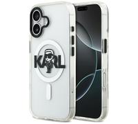 Karl Lagerfeld IML Karl Sketch Logo Custodia MagSafe per iPhone 17 trasparente - Nouvo