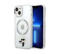 Karl Lagerfeld IML NFT Karl & Choupette Custodia MagSafe, trasparente - iPhone 14 Plus