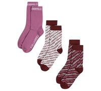 Karl Lagerfeld International B.V Monogram Sock 3 Pack Calzini, Multicolore, 35-38 Donna