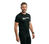 Jeans Karl Lagerfeld, Uomo, T-Shirt Con Logo Essenziale A Maniche Corte Regolari, Vestibilità Regolare, Nero, L