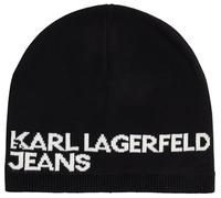 KARL LAGERFELD JEANS Berretto con logo singolo, nero, taglia unica, Nero, Taglia unica