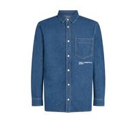 Karl Lagerfeld - Camicia in Denim KLJ - - Shirts - Uomo - Blu - M