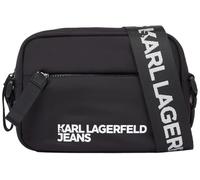 Karl Lagerfeld Jeans Crossbody da donna, in nylon, Nero, Taglia unica per tutti