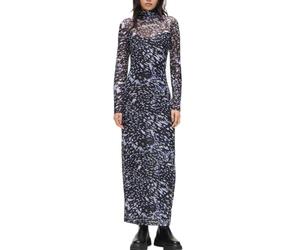 KARL LAGERFELD JEANS, Donna, Abito Ls Mesh Lights All Over Print, Vestibilità Bodycon, Multicolore, S
