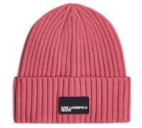 Karl Lagerfeld Jeans Turned Up Beanie Rosa