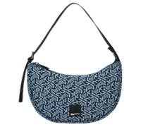 KARL LAGERFELD JEANS Donna Box Logo Soft Halfmoon All Over Print Monogramma Blu One size