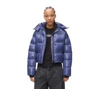 Karl Lagerfeld Jeans piumino donna in nylon lucido viola XS