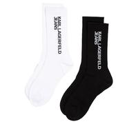 KARL LAGERFELD JEANS, Donna, Calzini Essential Logo, Confezione Da 2, Multicolore, One size