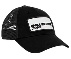 KARL LAGERFELD JEANS, Donna, Cappellino Da Camionista Color Blocked, Nero, One size
