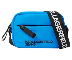 KARL LAGERFELD JEANS, Donna, Essential Nylon Crossbody, Blu, One size