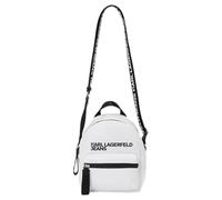 Karl Lagerfeld Jeans, Donna, Essential Nylon Mini Back Pack Crossbody, Bianco, One size