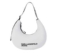 KARL LAGERFELD JEANS, Donna, Essential Nylon Moon Bag, Bianco, Taglia Unica