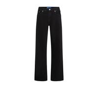 Karl Lagerfeld Jeans Donna Mid Rise Relaxed Denim Minimal Washed Black 3030