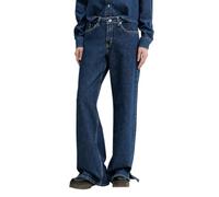 KARL LAGERFELD JEANS, Donna, Denim Rilassato A Vita Media Con Spacco, Gamba Rilassata, Blu, 3030
