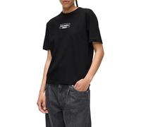 Karl Lagerfeld Jeans Outline Logo Regular Fit Short Sleeve T-shirt Nero L Donna