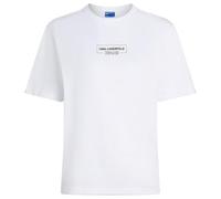 Karl Lagerfeld Jeans Donna Regular Outline Logo T-Shirt White XS
