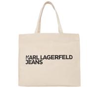 KARL LAGERFELD JEANS, Donna, Shopper Essential Logo, Beige, One size