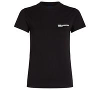 Jeans Karl Lagerfeld, Donna, T-Shirt con Logo Essenziale A Maniche Corte Slim, vestibilità Slim, Nero, L