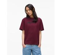 KARL LAGERFELD JEANS, Donna, T-Shirt Essential Logo A Maniche Corte Regolari, Vestibilità Regolare, Viola, XS