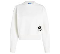 Karl Lagerfeld Jeans Donne Regular Logo Sweatshirt White XL