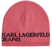KARL LAGERFELD JEANS Donne Single Layer Logo Beanie