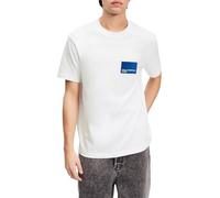 KARL LAGERFELD JEANS Klj Regular Short Sleeve Box Logo Tee, T-Shirt Uomo, 100 Bianco, XS