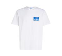 KARL LAGERFELD JEANS Regular Short Sleeve Logo Tee, T-Shirt Uomo, Bianco, L