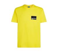 KARL LAGERFELD JEANS Regular Short Sleeve Logo Tee, T-Shirt Uomo, Ciber Giallo, L