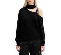 Karl Lagerfeld Jeans maglia dolcevita con cut out nero M