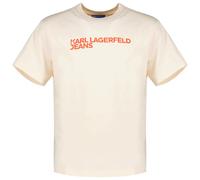 Karl Lagerfeld - KLJ Reg SS Essential Tee - - Tops - Uomo - Beige - L