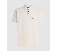 KARL LAGERFELD JEANS, Uomo, Polo Piquet Regolare, Vestibilità Regolare, Beige, S