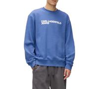 KARL LAGERFELD JEANS, Men's, Essential Logo Sweat, Regular Fit Felpa, Blu, XL Uomo
