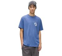 Karl Lagerfeld Jeans, Men's, Regular Short Sleeve Monogram Logo Tee, Regular Fit, Washed Federal Blue, XL, Blu, XL