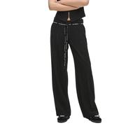 Karl Lagerfeld - Pantaloni a gamba larga - - Trousers - Donna - Nero - M