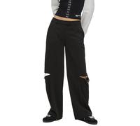 Karl Lagerfeld - Pantaloni a gamba larga - - Trousers - Donna - Nero - L