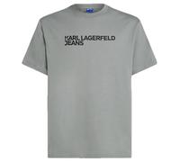 KARL LAGERFELD JEANS Regular Short Sleeves Essential Tee T-Shirt con Logo Essenziale A Maniche Corte, vestibilità Regolare, Monumento, L Mens
