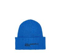 KARL LAGERFELD, BERRETTO DA UOMO, MODELLO ESSENTIAL LOGO, BLU, TAGLIA UNICA