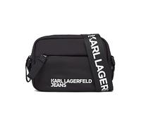 KARL LAGERFELD JEANS, Uomo, Borsa A Tracolla In Nylon Essenziale, Nero, One size