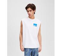 KARL LAGERFELD JEANS Maglietta blu / bianco Uomo KARL LAGERFELD JEANS L blu / bianco