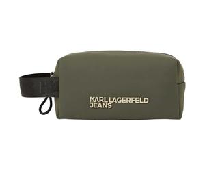 Karl Lagerfeld Jeans Uomo Coated Pu Wash Bag Forest Night One size
